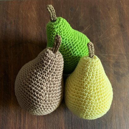 Crochet Pear Pattern