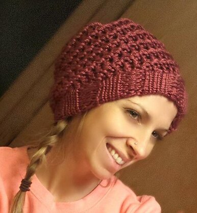 Spiral Slouchy Hat