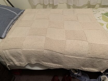 Basketweave Afghan