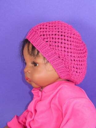 Baby Simple Lacey Tam Slouch hat