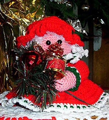 Mrs. Claus Toilet Roll Cover