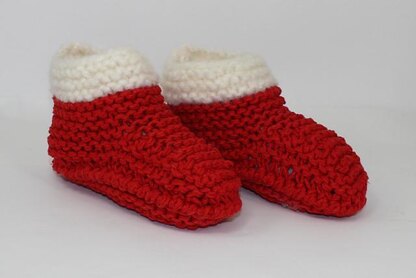 Christmas Super Chunky Slipper Boots