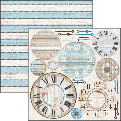 Ciao Bella Double-Sided Cardstock 90lb 12"X12" 12/Pkg - Summer Time, Sound Of Summer