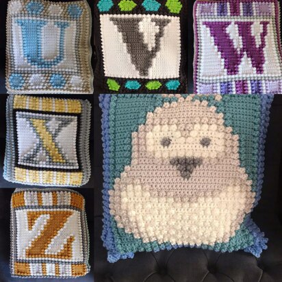 UVWXYZ pillows