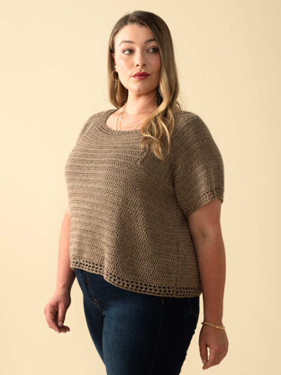 Maude Top in Berroco Iris - Downloadable PDF