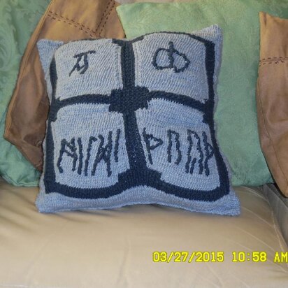 Hildethryth's Pillow Stone cushion cover