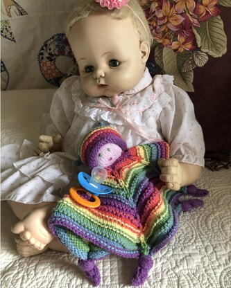 Rainbow Doll Lovey  kp4520