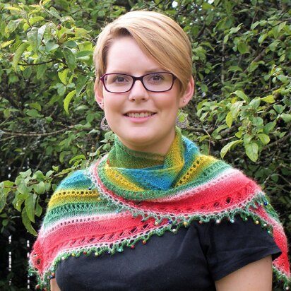 Mar Menor Shawlette - knitting pattern