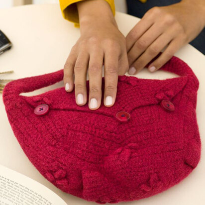 Picot Purse in Red Heart Eco-Ways Bamboo Wool - WR2066 - Downloadable PDF