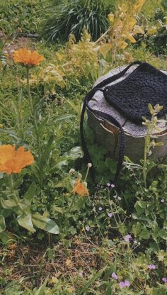 SUNFLOWER Bag - crochet pattern - crochet bag / summer shoulder bag