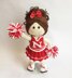 Cheerleader Knit Doll