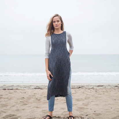 Sandbells Dress in Berroco Indigo - PDF353-8