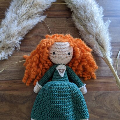 Scottish princess - crochet doll