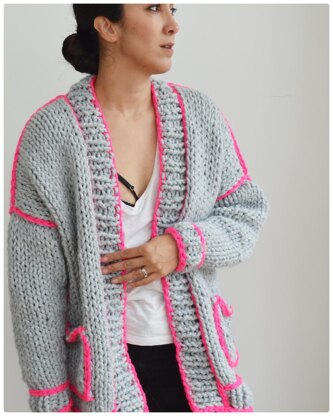 Neon Outline Cardi