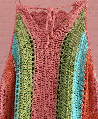 Jasmine Halter Neck Crochet Top