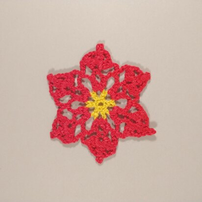 Poinsettia Flower Ornament