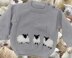 Aran Baby Sheep Sweater and Hat