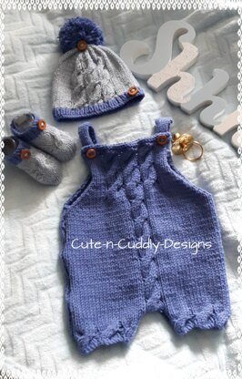 Tate romper set pattern Knitting pattern by cute-n-cuddly-designs ...