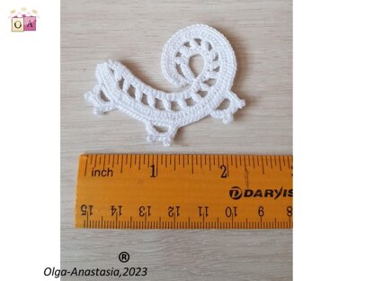 Openwork antique curl crochet 4