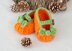 Pumpkin Spice Baby Booties