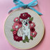 The Make Box Jubilee Corgi Embroidery Kit