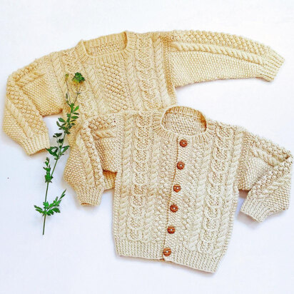 Yankee Knitter Designs 19 Child's Aran Sweaters PDF