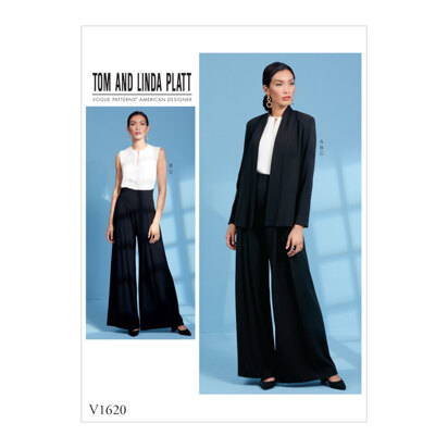 Vogue Misses' Jacket, Top and Pants V1620 - Sewing Pattern