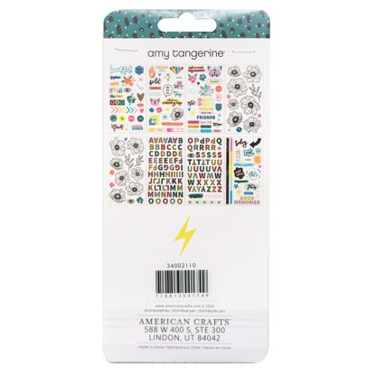 American Crafts Amy Tangerine - Brave + Bold Sticker Book