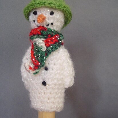 Snowman Finger Puppet