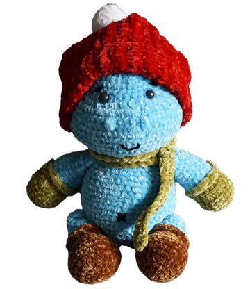 Crochet Pattern Hippo Bruno