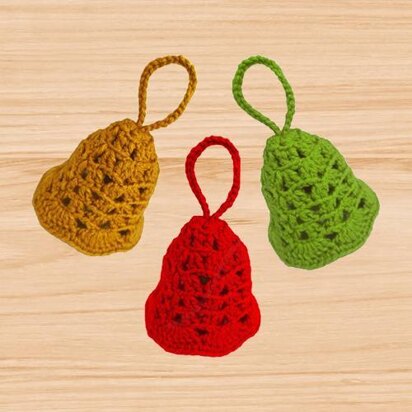 A crochet bell