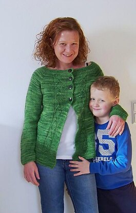 Green Leaf Cardigan