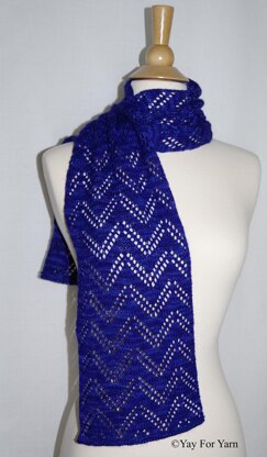 Double Chevron Lace Scarf