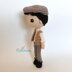 Gilbert Blythe amigurumi doll - crochet pattern by Crochelandia