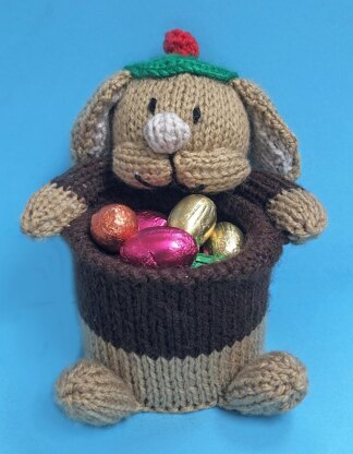 Easter Benjamin Bunny Tin Holder 13 cms