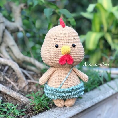 Chicken amigurumi pattern