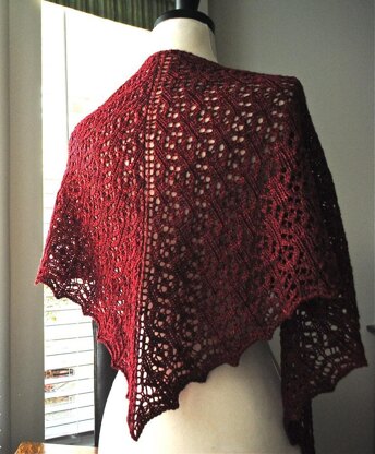 Heart of wales shawl