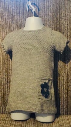 6-9month Slip stitch dress