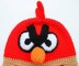 Red Bird Earflap Hat