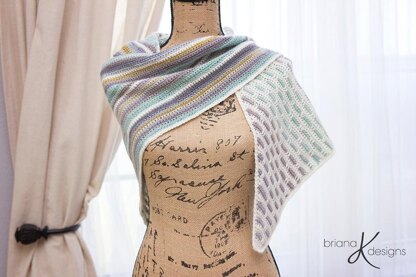 Brick and Mortar Shawl Crochet