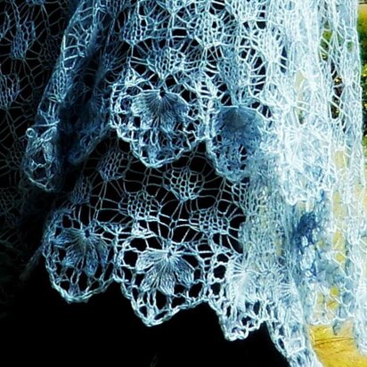 Gratitude, a shawl - knitting pattern