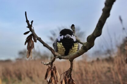 Coal Tit Amigurumi Pattern