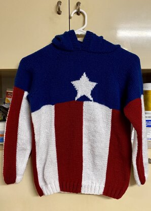 Captain America Boys Hoodie