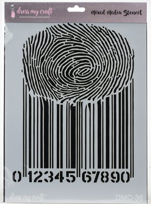 Dress My Craft Stencil A4 - Thumbprint