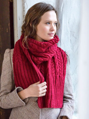 Etruscan Scarf in Berroco Ultra Alpaca Chunky