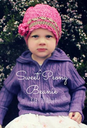 Sweet Peony Beanie