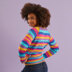 Chunky Pots Sweater - Free Jumper Knitting Pattern for Women in Paintbox Yarns Chunky Pots by Paintbox Yarns