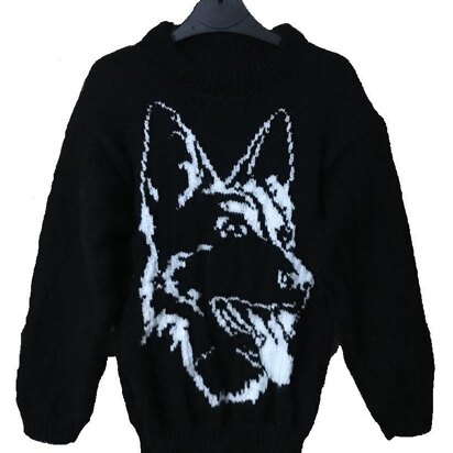 Black German Shepherd Jumper