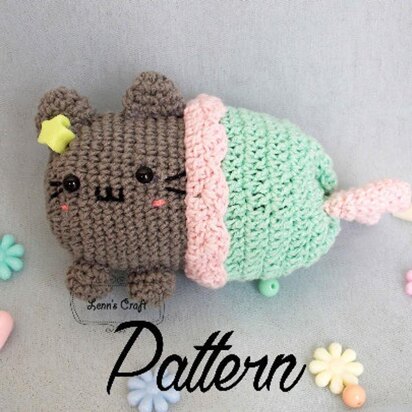 Pusheen Cat Amigurumi crochet doll pattern