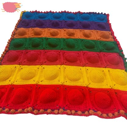 Bubble burst blanket